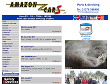 Tablet Screenshot of amazoncars.co.uk